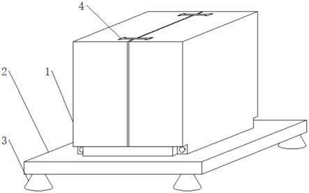 一种具有抗振结构的建筑设计模型防护装置