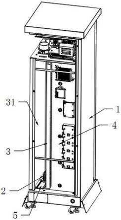 一种共享电池柜体集热机构的制作方法