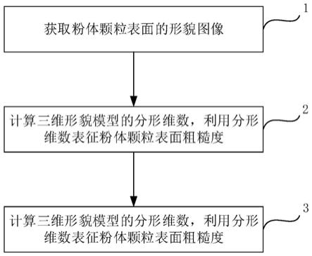 一种粉体颗粒表面粗糙度的检测方法及系统