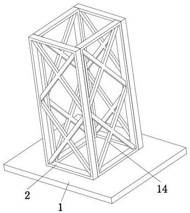 一种操作方便的新型钢结构工程支架的制作方法