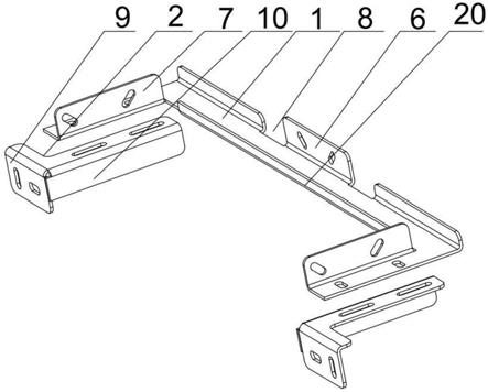 一体化导轨支架的制作方法