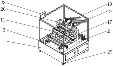 一种五金包装用瓦楞纸封盒机的制作方法