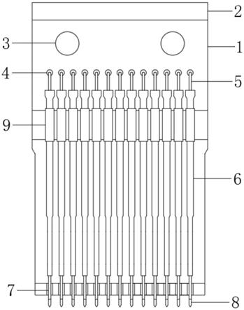 一种经编机用导线针块的制作方法
