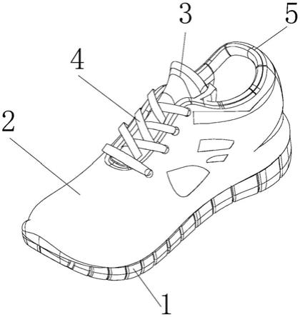 一种防滑防水型篮球鞋的制作方法