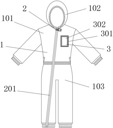 一种便于更换的洁净服的制作方法