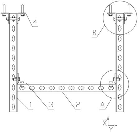 一种组装式龙门支吊架的制作方法