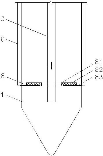 泥浆扩壁桩钢筋笼导向管定位安装装置的制作方法
