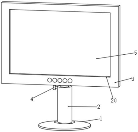 一种应用于计算机屏幕用新型安装支架的制作方法