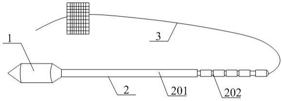 一种箭式母畜生殖道缓释药物剂型及投放固定装置的制作方法