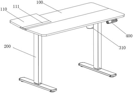桌角可调式升降桌的制作方法