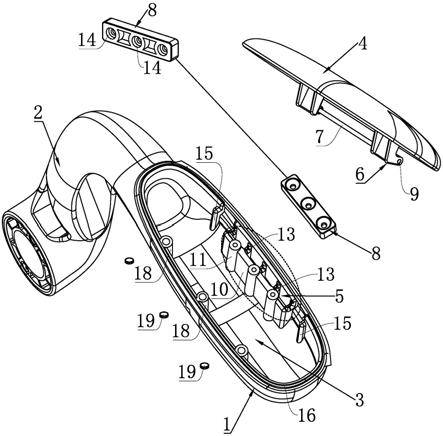 一种扶手翻盖结构的制作方法