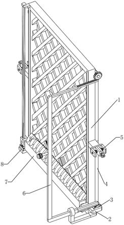 一种冷却塔用防溅水进风格栅的制作方法