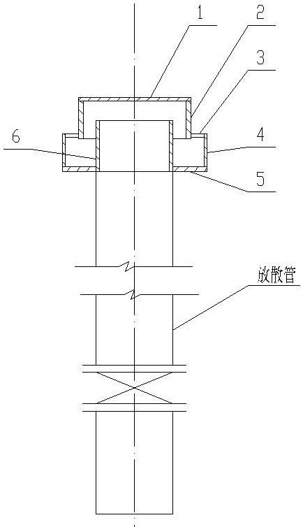 一种煤气放散防雨帽的制作方法