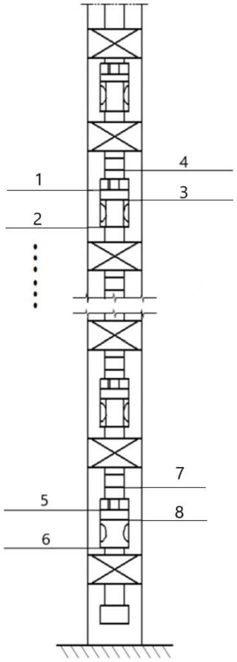 一种坐压七层双滑套旋启式封堵压裂管柱的制作方法
