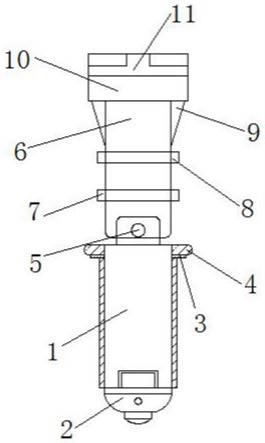 用于连接路灯杆和安装座的自锁螺栓的制作方法