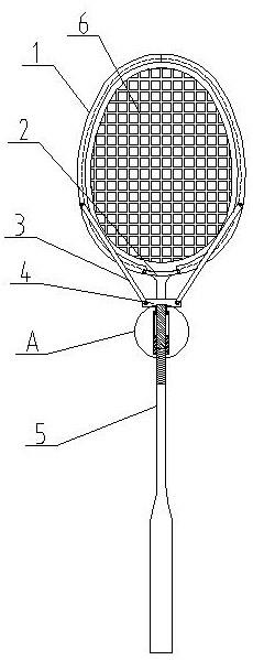 可替换拍网的羽毛球拍的制作方法