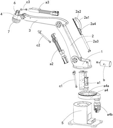 一种平衡式转动关节机械臂及其机器人的制作方法