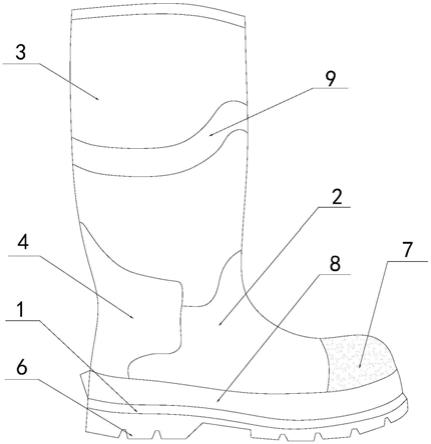 一种具有护角的防护鞋的制作方法
