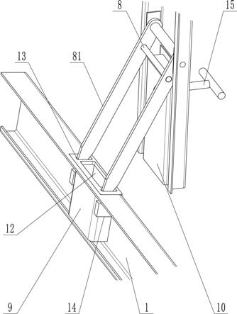 一种侧帘车滑动立柱插接结构及具有该结构的侧帘车的制作方法