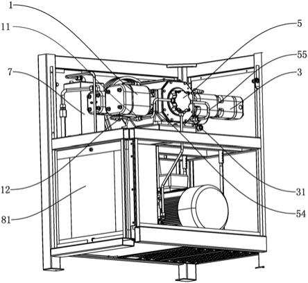 一种三级空气压缩机用水冷系统的制作方法