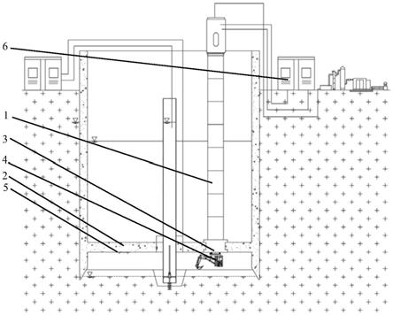 一种压气沉井悬吊挖掘装置的制作方法