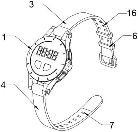 一种具有便携充电功能的智能手表的制作方法