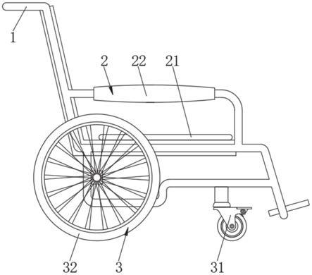 一种底架便于折叠收纳的轮椅的制作方法