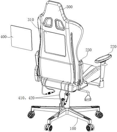 带显示屏的电竞椅的制作方法