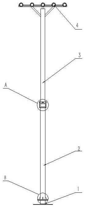 一种双段式可旋转易折式助航灯的制作方法