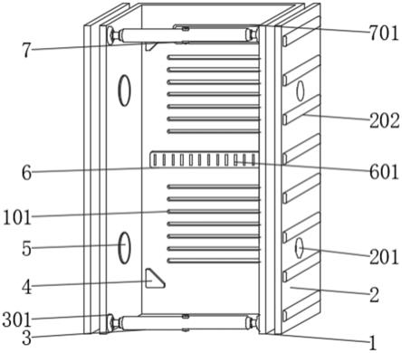 一种低压配电柜安全防护罩装置的制作方法