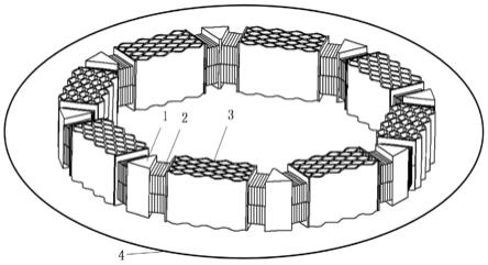 一种周期性结构镶拼圆环换能器及其拼装方法与流程