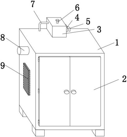 一种具有循环导热机构的户内交流金属铠装移开式开关柜的制作方法