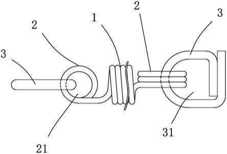 机械手波纹管的安装结构的制作方法