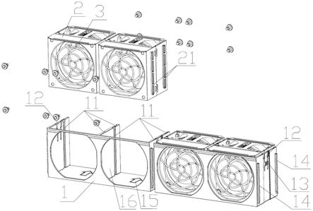 一种模组化的风扇组件的制作方法