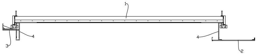 一种下挂窗帘盒的装配式跌级吊顶的制作方法