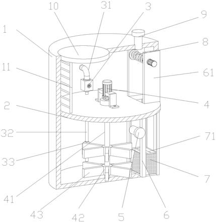 一种防沉淀一体化预制泵站的制作方法