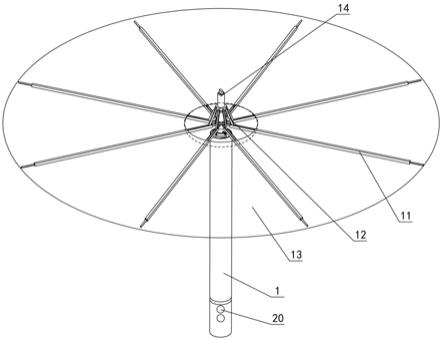 全自动内收式电动雨伞的制作方法
