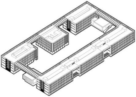 一种用于科教复合园区的模块化建筑组合的制作方法