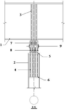 一种钢框架结构的悬挂节点的制作方法