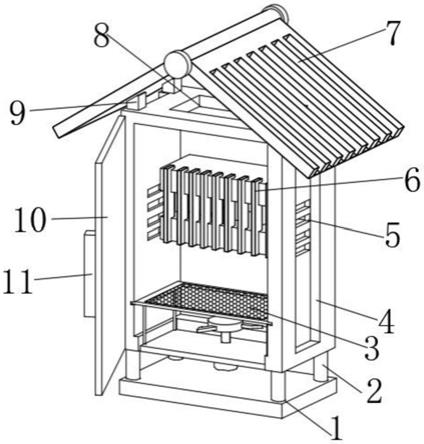 一种物联网立杆配电箱室外防水机柜的制作方法