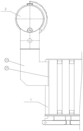 一种变频变压器储油柜支撑架结构的制作方法