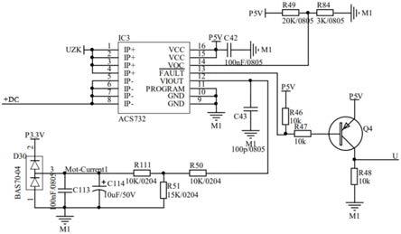 基于ACS732芯片的变频电动执行器过流保护电路的制作方法