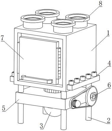 一种用于烘干箱的斜齿轮辊压式传动组件的制作方法