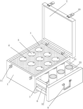 一种医疗检测用样品存放装置的制作方法