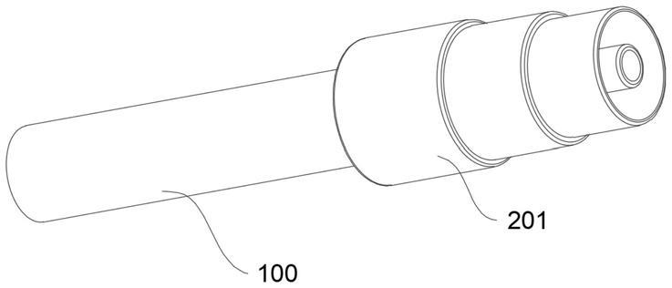 一种预制成端圆形引入光缆组件的制作方法