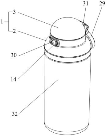 一种滑锁式开关的保温杯盖的制作方法