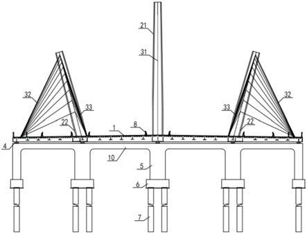 一种超宽桥面敞开式轻型组合桥面异型拱桥的制作方法