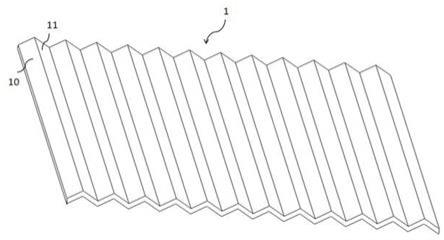 一种波浪形菲涅尔透镜及其制备方法与流程