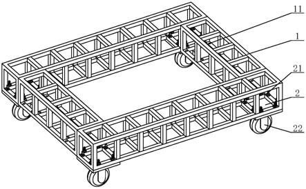 一种用于展厅搭建的物料输送车的制作方法