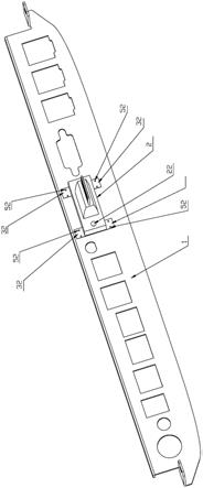 连接器安装固定结构的制作方法